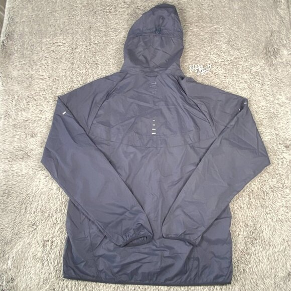 Nike Stride Repel UV Running Jacket Size Medium Men Thunder Blue HV4548-437 - Picture 2 of 9